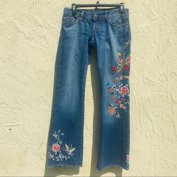 Lucky Brand Denim - Lucky Brand “Lil Maggie" Embroidered Jeans